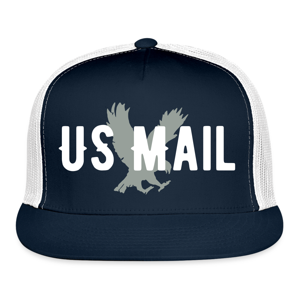 US Mail Eagle Trucker Cap - navy/white