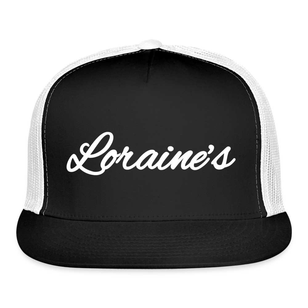 Loraine's Trucker Cap - black/white