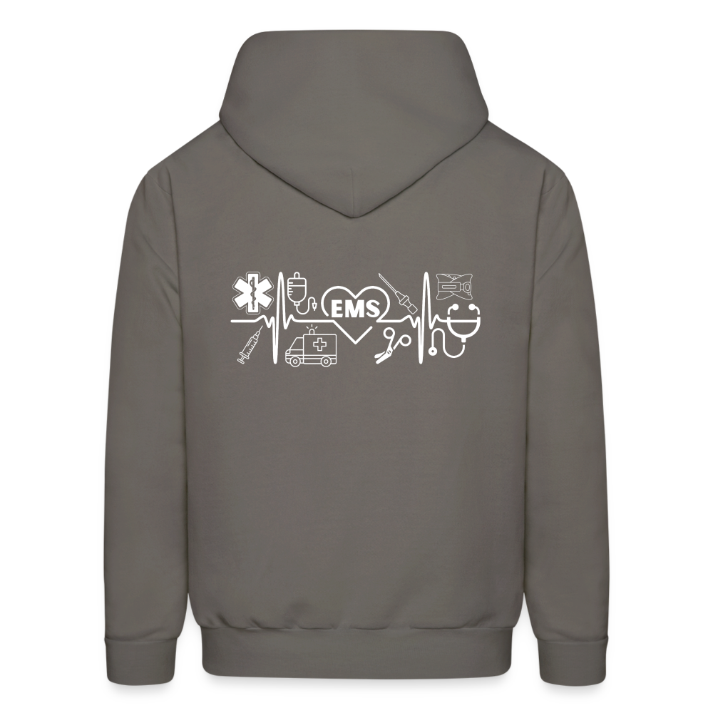 EMS Banner Customizable Hoodie S-5XL - asphalt gray