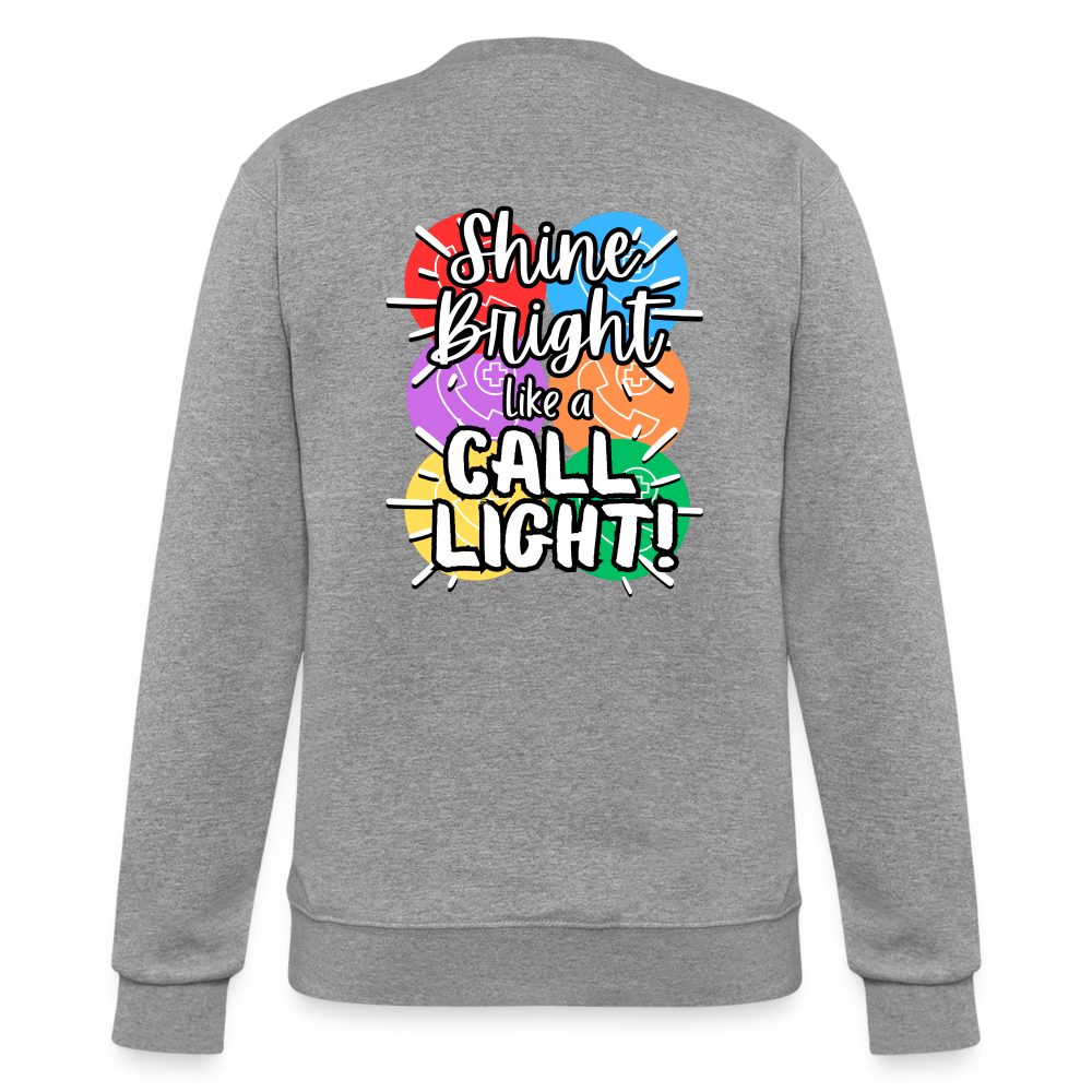 RN Call Light Customizable Sweatshirt - heather gray