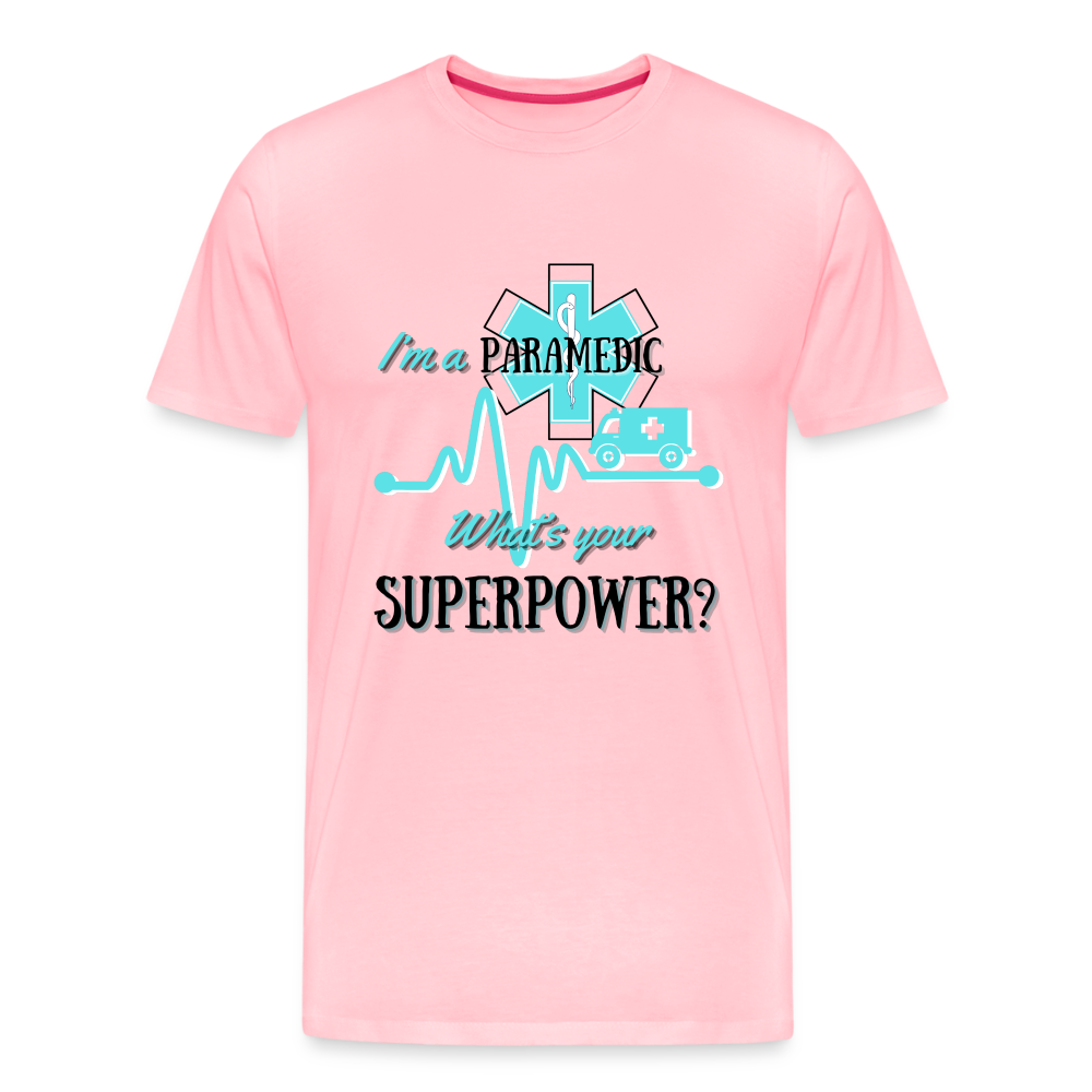 Paramedic Super Power T-Shirt - pink