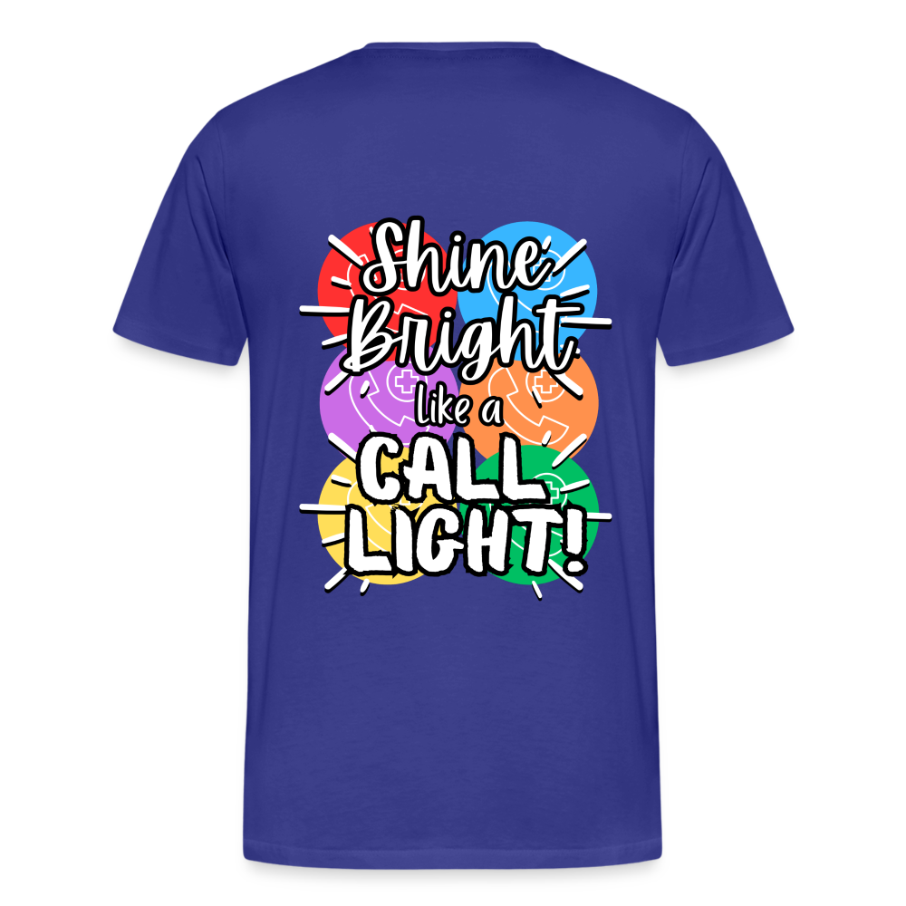RN Call Light T-Shirt Customizable - royal blue