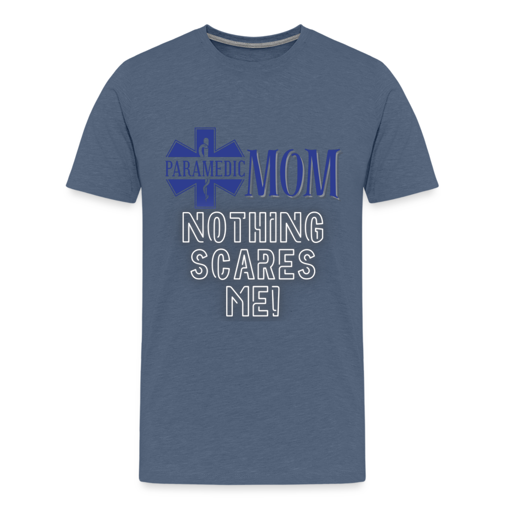 Paramedic Mom T-Shirt - heather blue