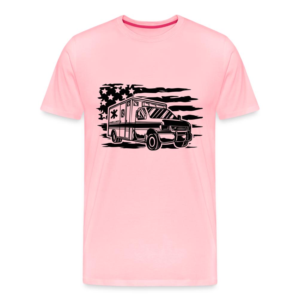 American Flag AMBO T-Shirt - pink