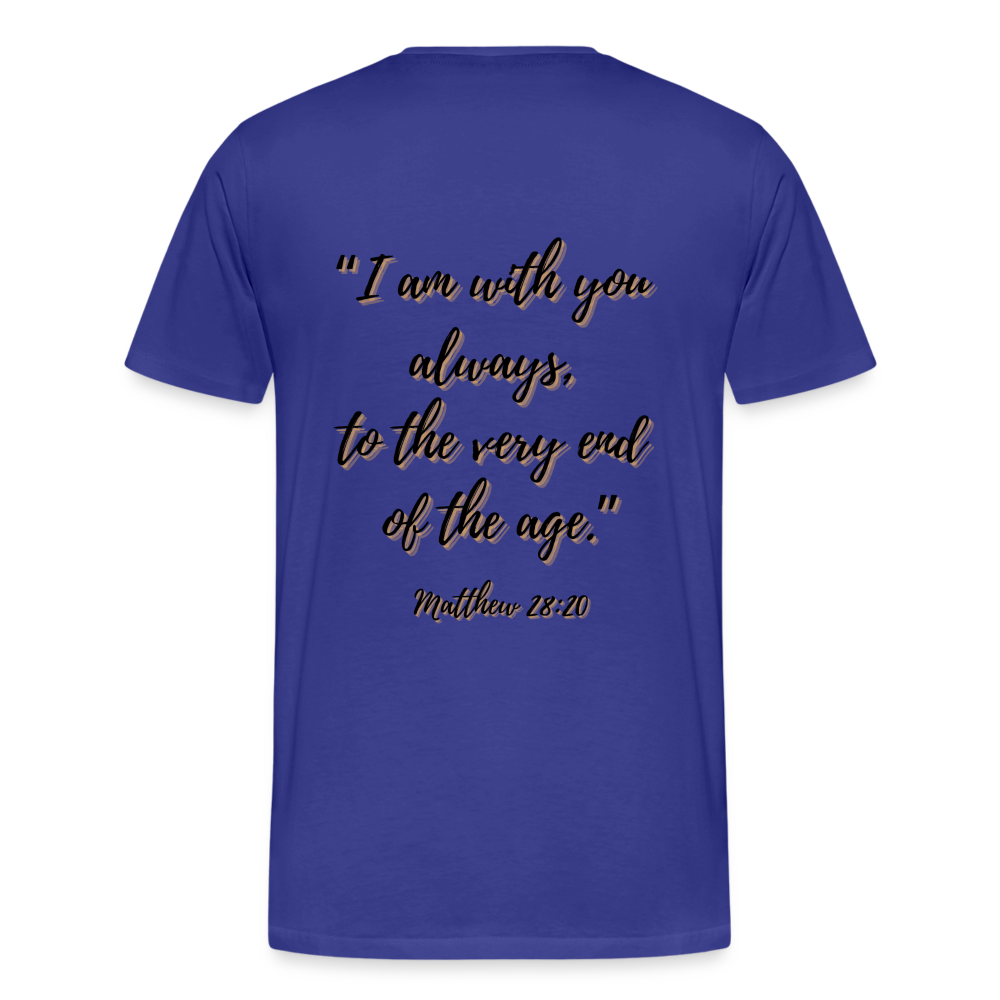 Matt 28:20 T-Shirt - royal blue