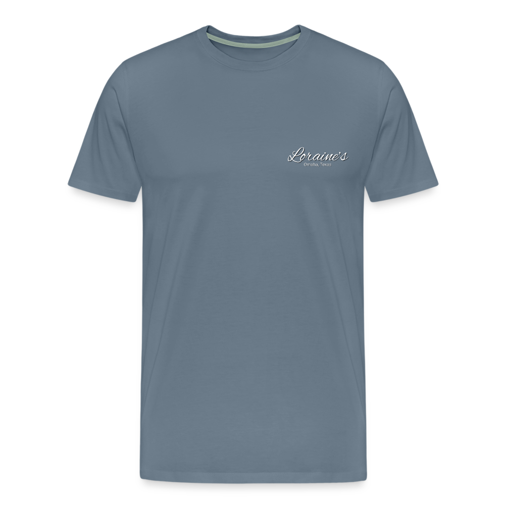 Matt 28:20 T-Shirt - steel blue