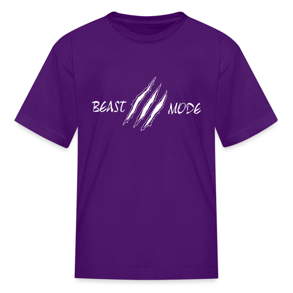 Beast Mode Kids' T-Shirt - purple