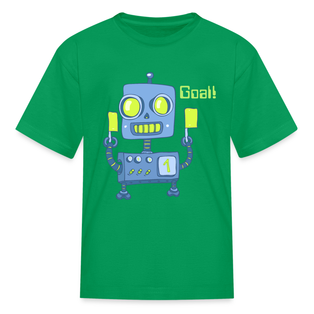 Robot Goal Kids' T-Shirt - kelly green