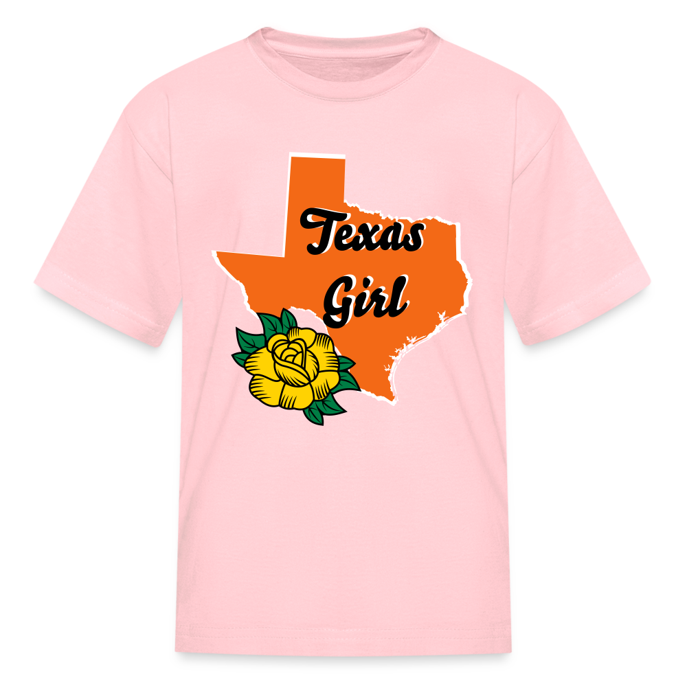 Texas Girl Kids' T-Shirt - pink