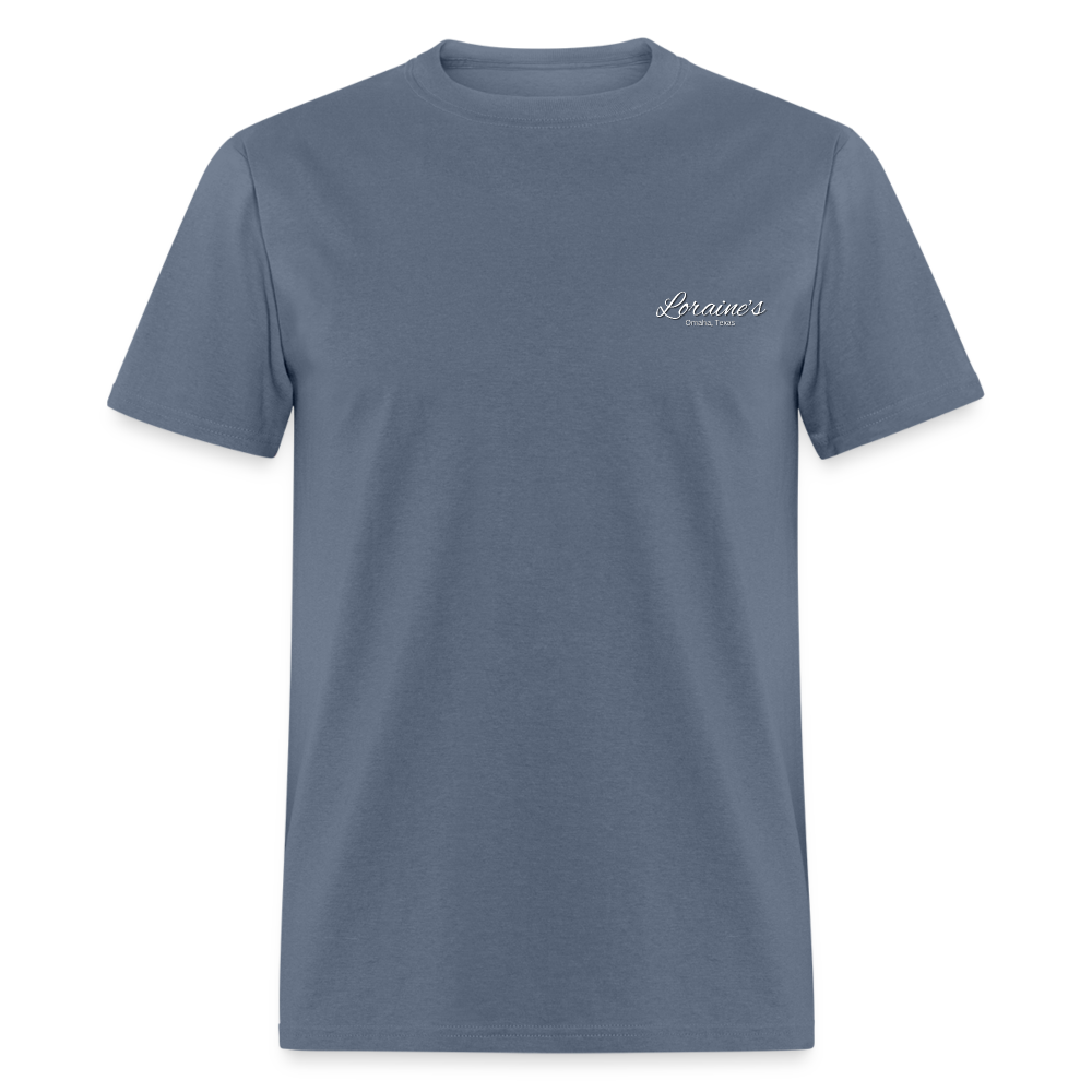 1 Cor 16:14 Buffalo Check Classic T-Shirt - denim