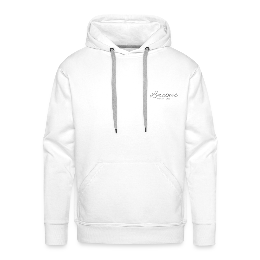 1 Cor 16:14 Gradient Premium Hoodie - white