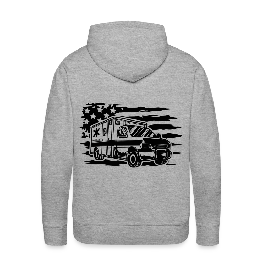 Americana Ambo Premium Hoodie - heather grey