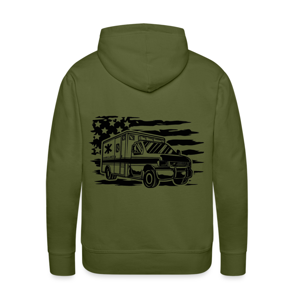 Americana Ambo Premium Hoodie - olive green