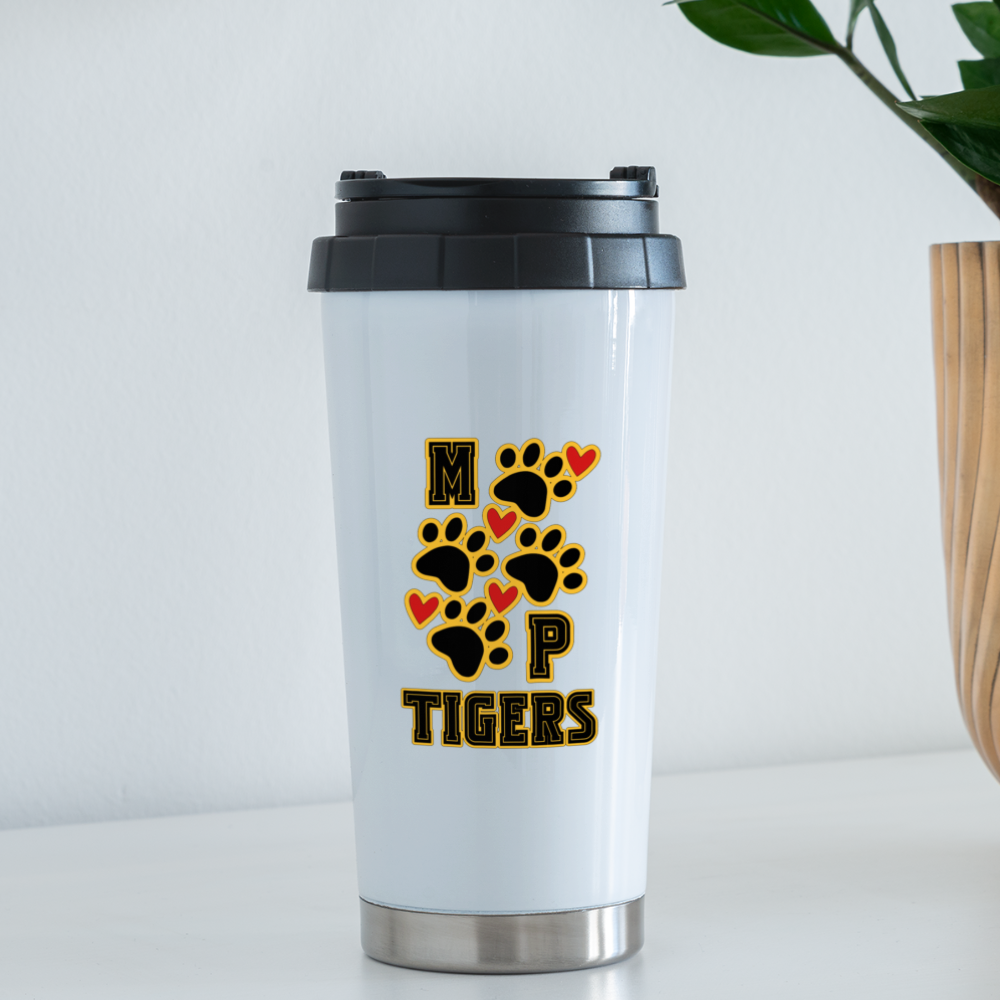 MP Tigers Heart & Sole Travel Mug - white