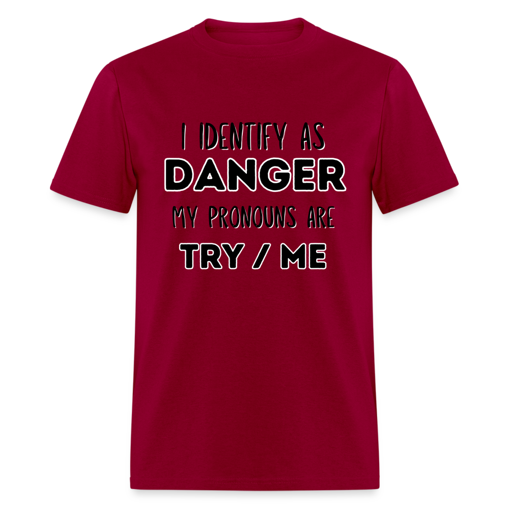 Danger Classic T-Shirt - dark red