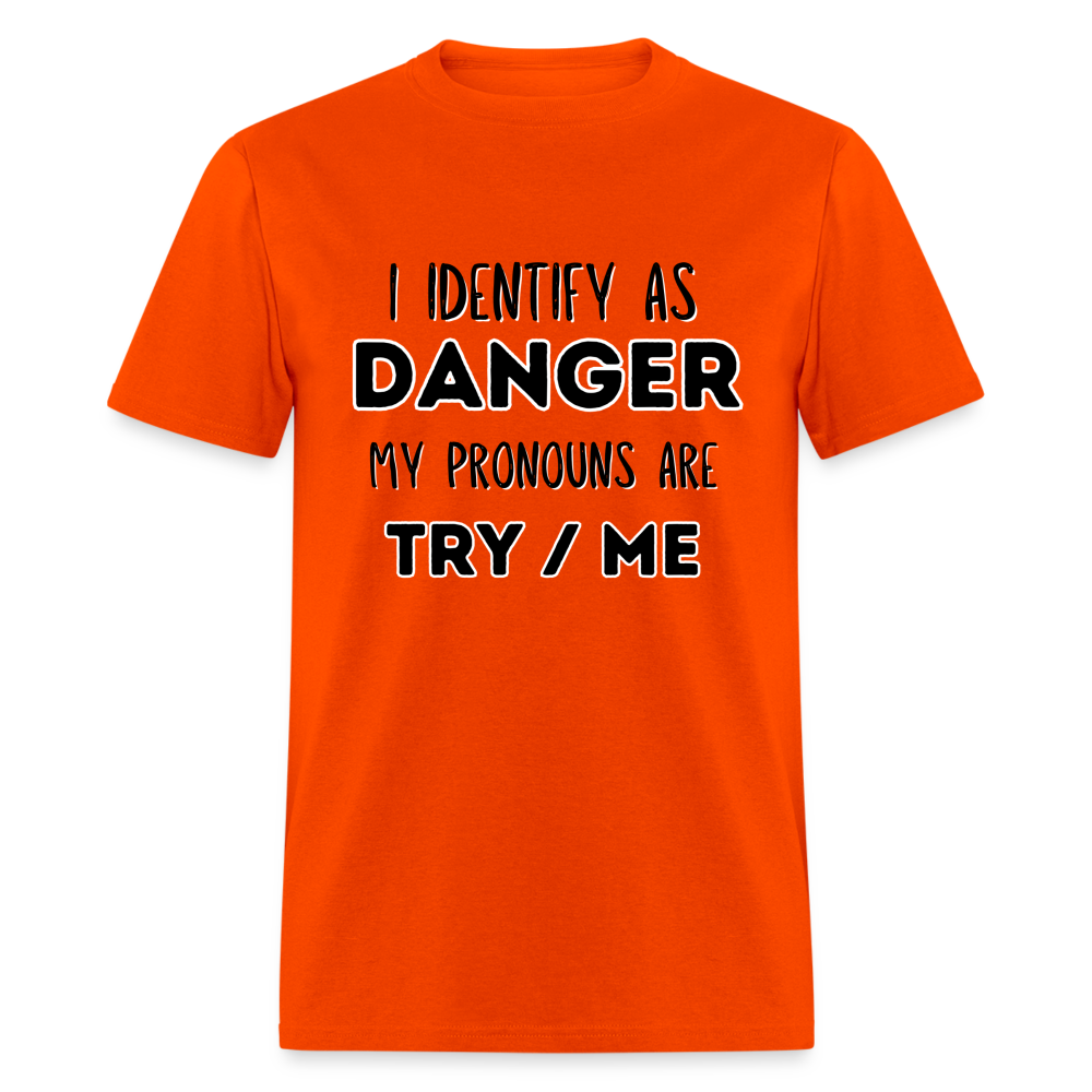 Danger Classic T-Shirt - orange