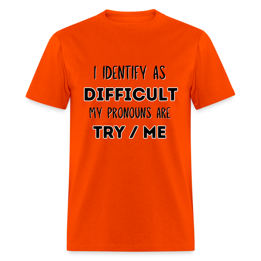Difficult Classic T-Shirt - orange