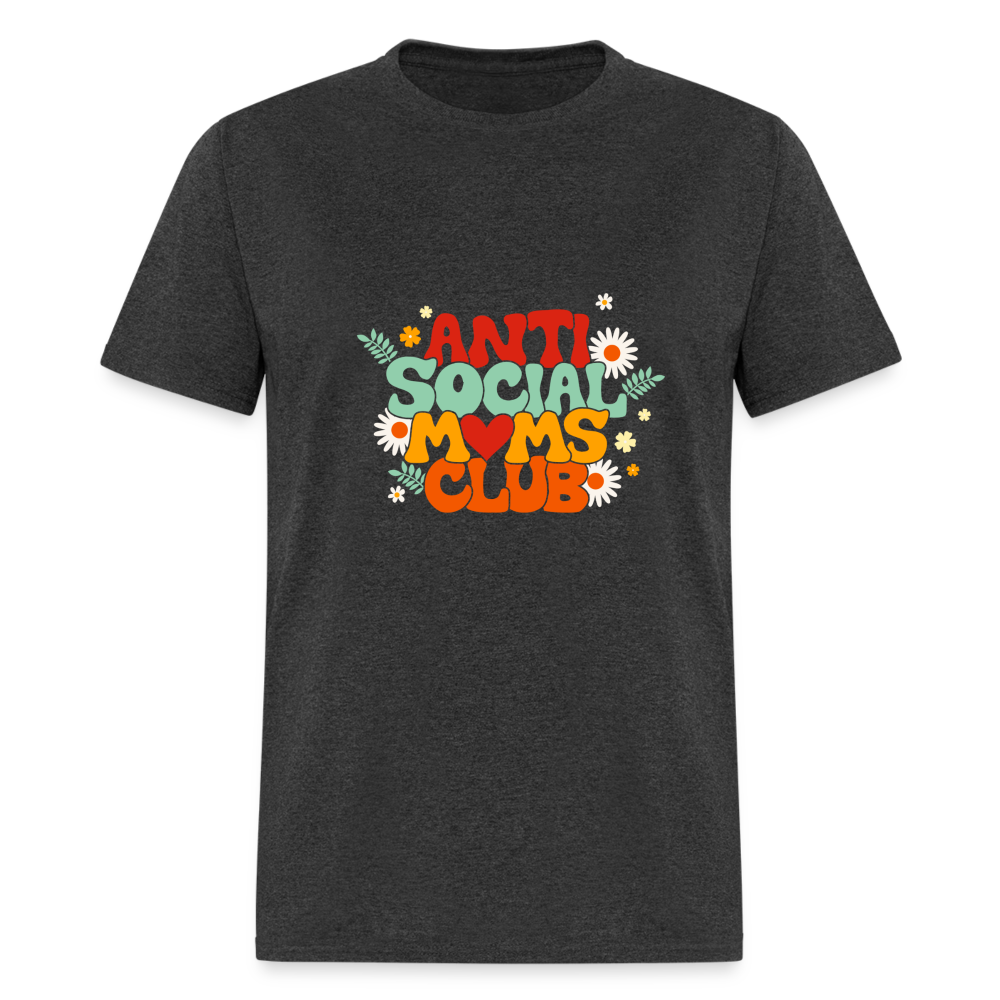 Anti Social Moms Club Classic T-Shirt - heather black