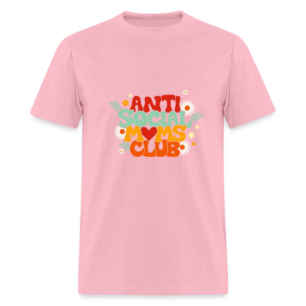 Anti Social Moms Club Classic T-Shirt - pink
