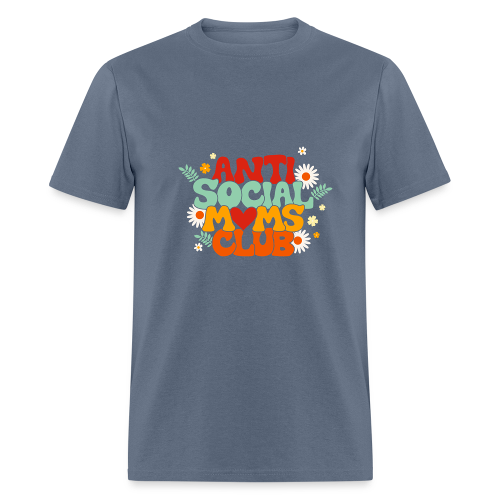 Anti Social Moms Club Classic T-Shirt - denim