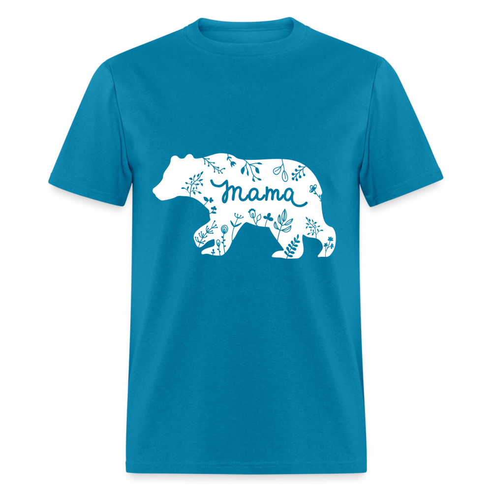 Mama Bear Classic T-Shirt - turquoise