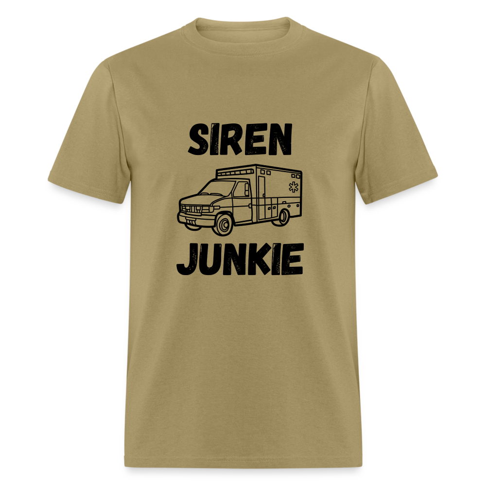 Siren Junkie Black Classic T-Shirt - khaki