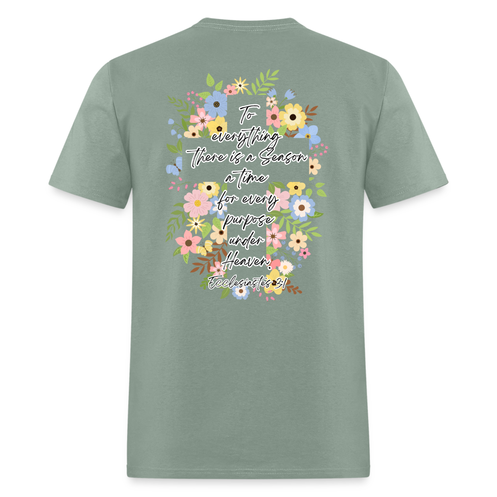 Ecclesiastes 3:1 Classic T-Shirt - sage