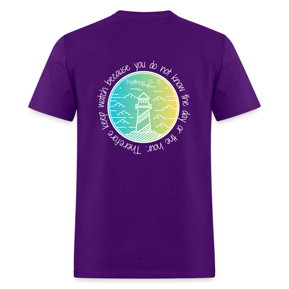 Matt 25:13 Classic T-Shirt - purple