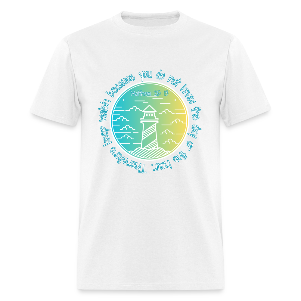 Matt 25:13 T-Shirt - white