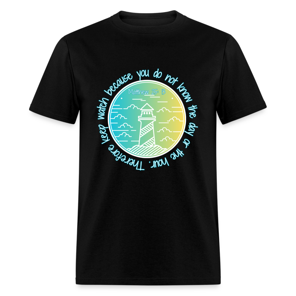 Matt 25:13 T-Shirt - black