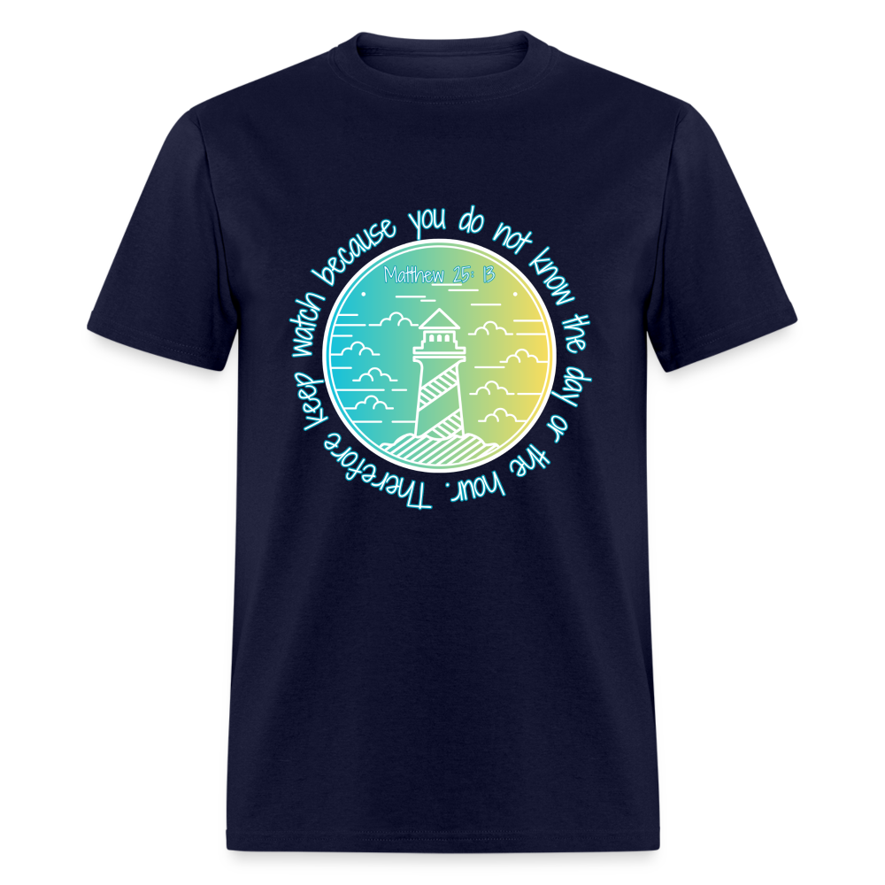 Matt 25:13 T-Shirt - navy