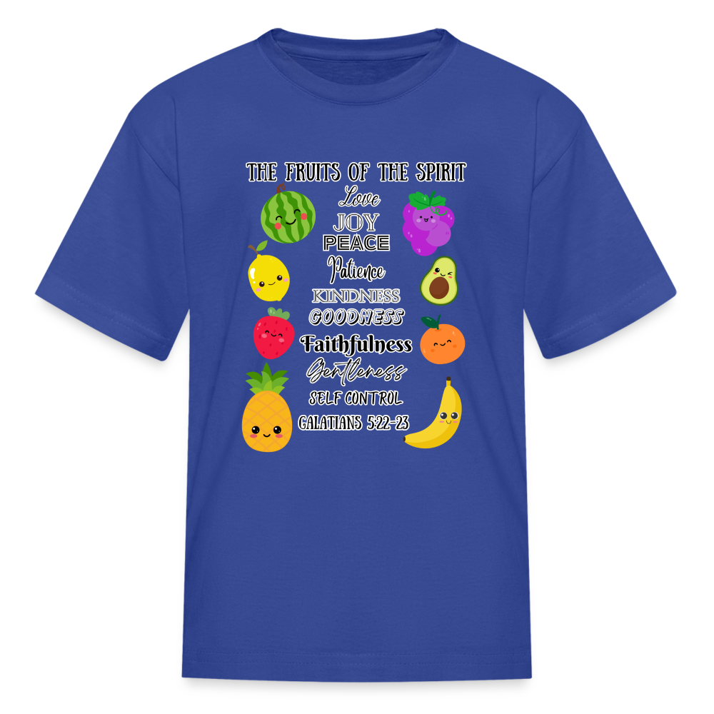 Gal 5:22-23 Kids' T-Shirt - royal blue
