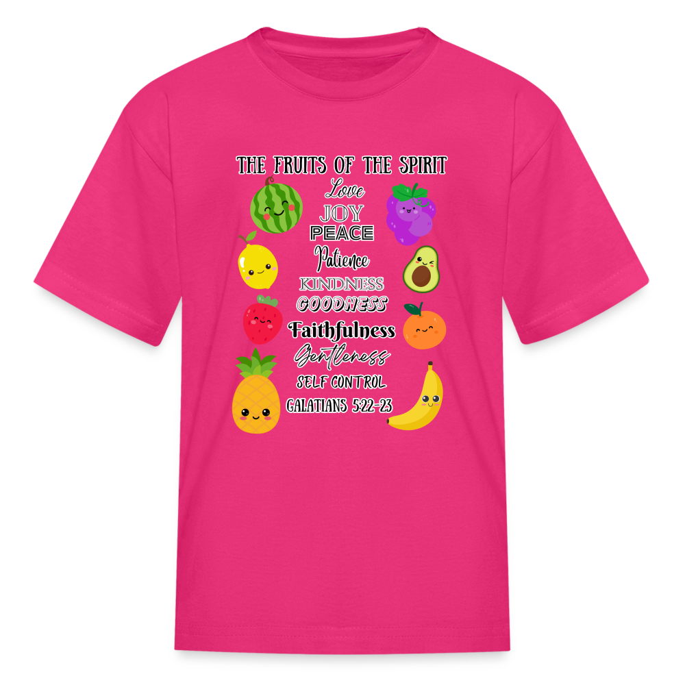 Gal 5:22-23 Kids' T-Shirt - fuchsia