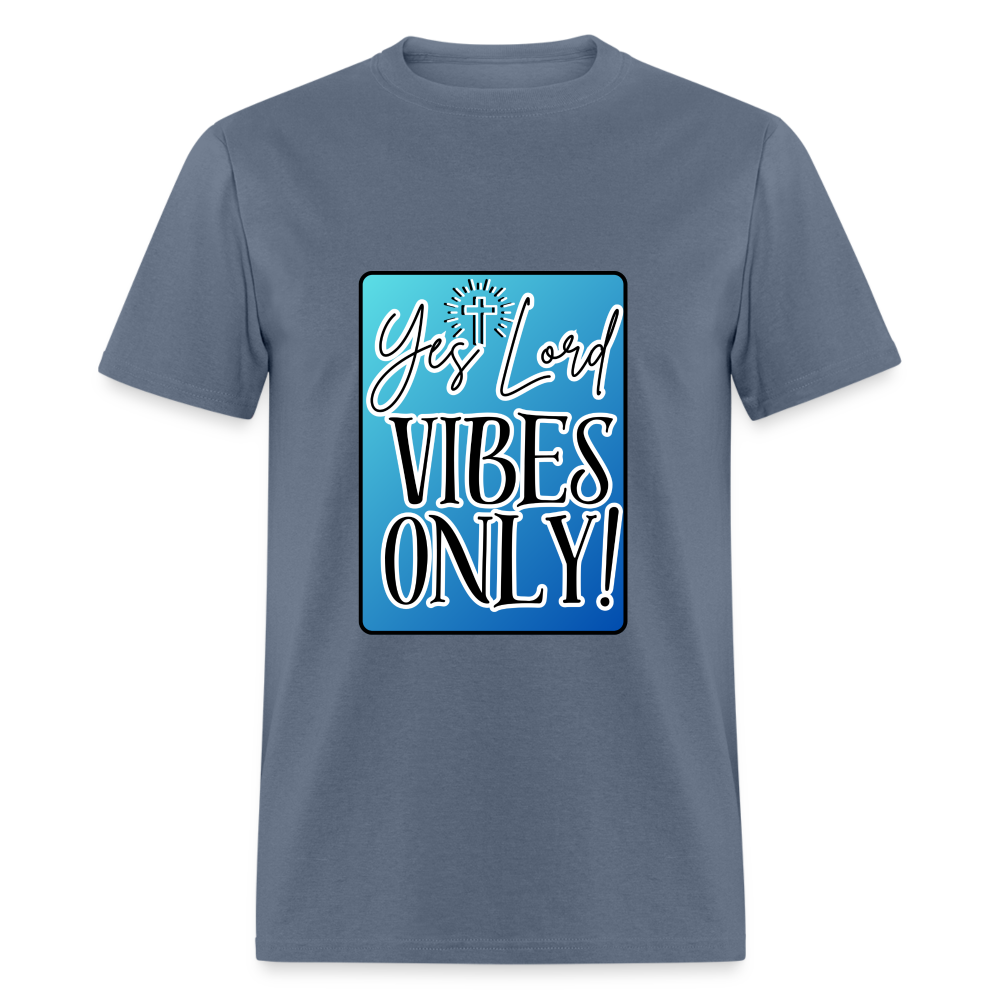 Yes Lord Blue T-Shirt - denim