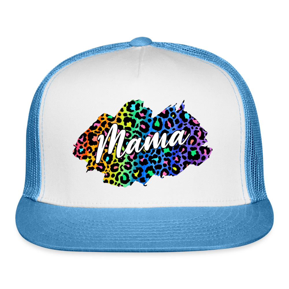 MAMA Trucker Cap - white/blue