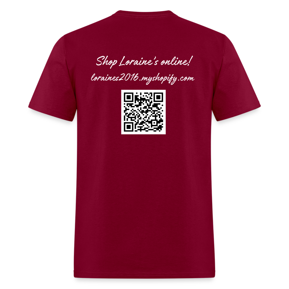 Loraine's Custom Business Classic T-Shirt - burgundy