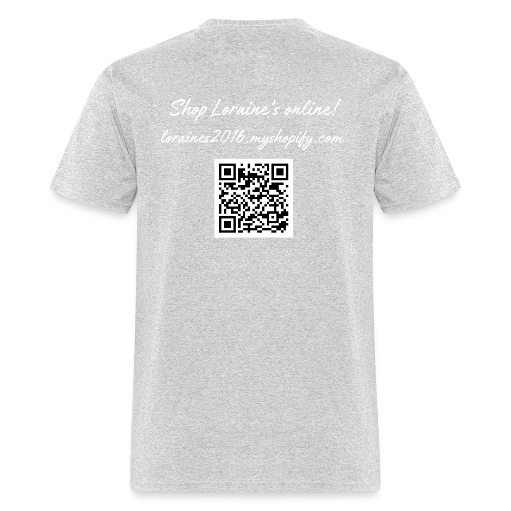 Loraine's Custom Business Classic T-Shirt - heather gray