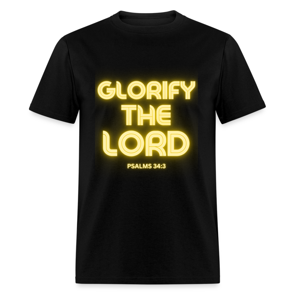Psalms 34:3 Classic T-Shirt - black