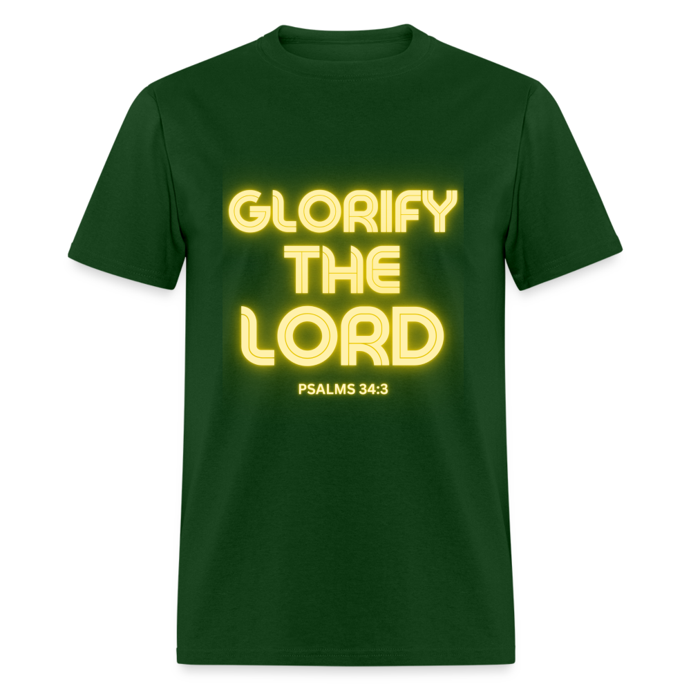 Psalms 34:3 Classic T-Shirt - forest green