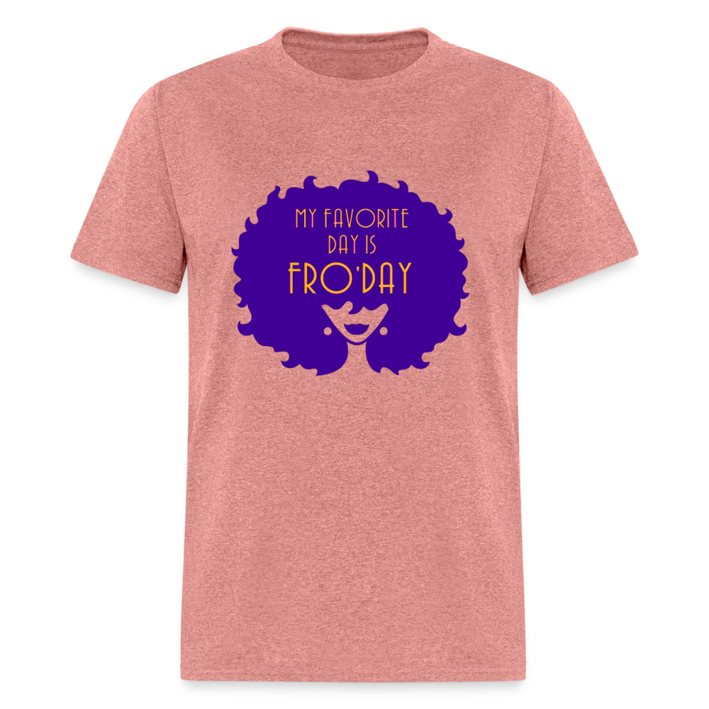 Fro'Day T-Shirt - heather mauve