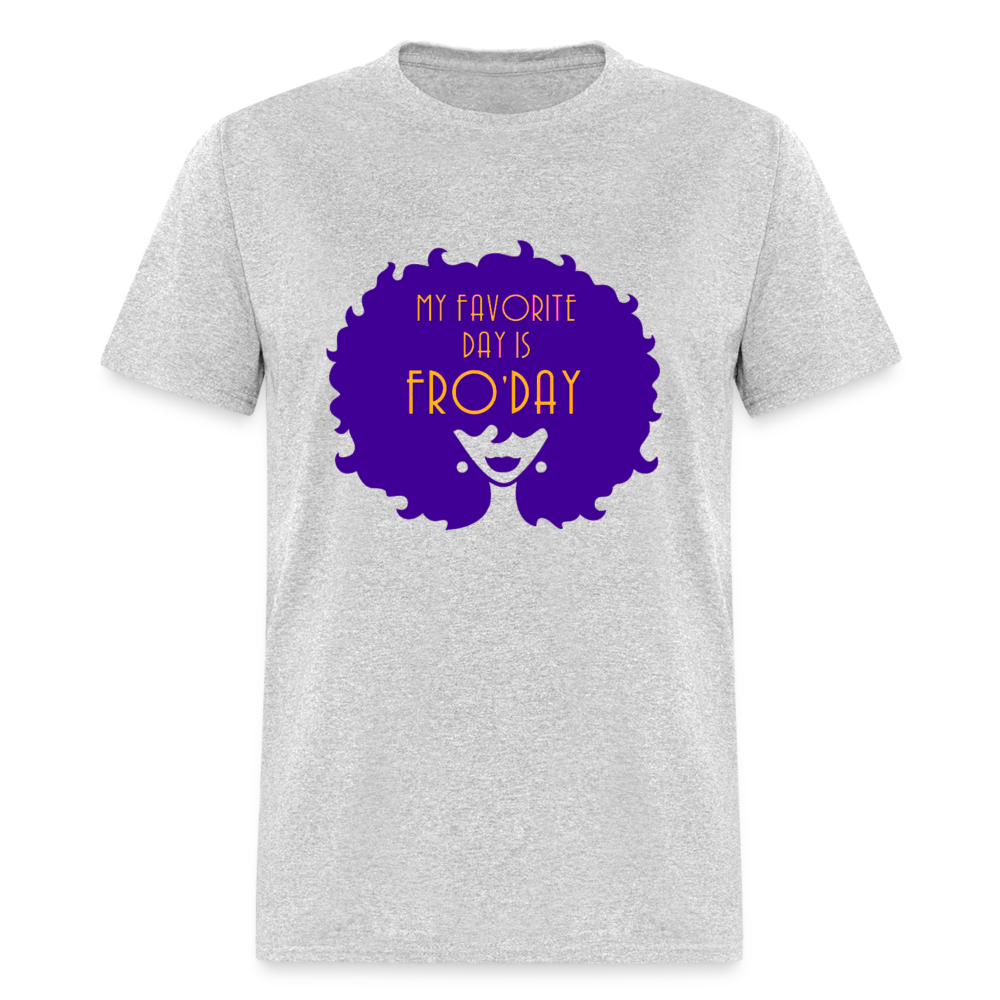 Fro'Day T-Shirt - heather gray