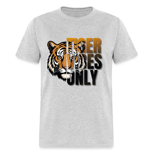 Tiger Vibes Only Unisex Classic T-Shirt - heather gray