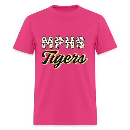 MPHS Black and Gold Love  T-Shirt | GILDAN 5000 - fuchsia