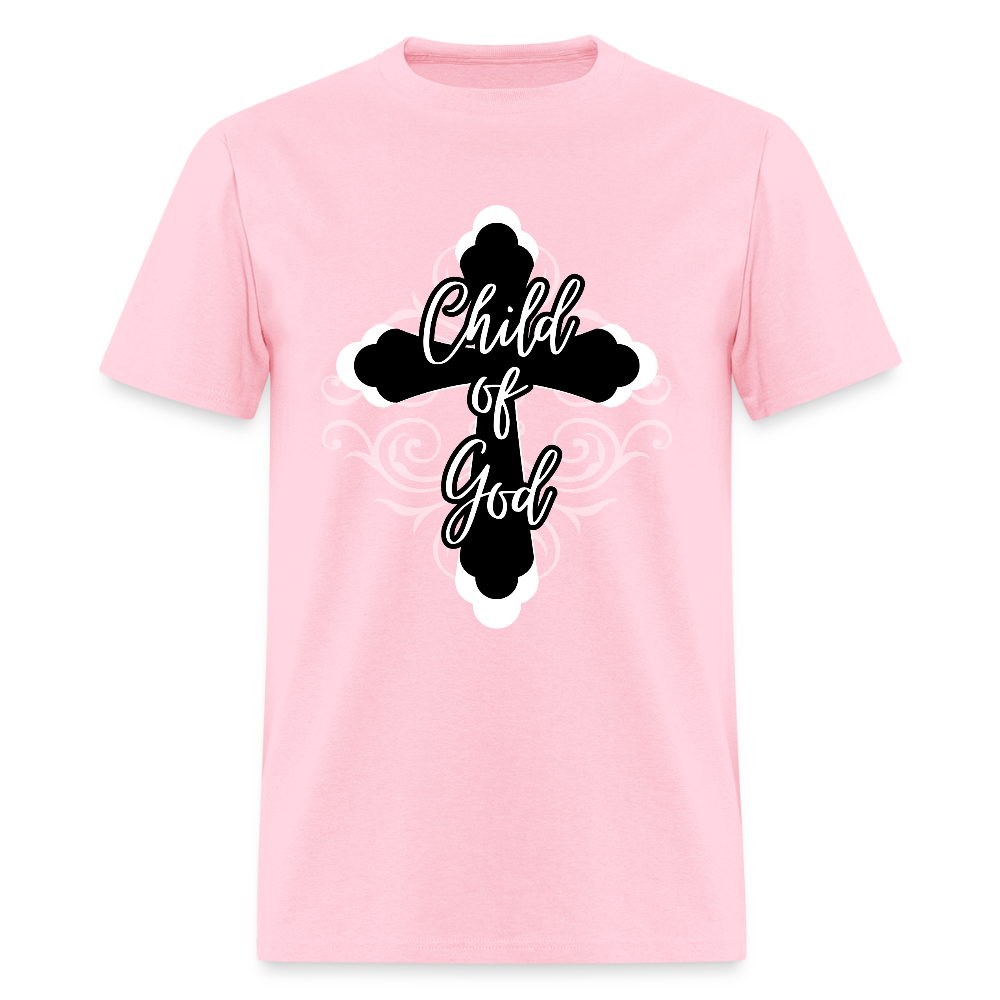 Child of God Cross Classic T-Shirt - pink