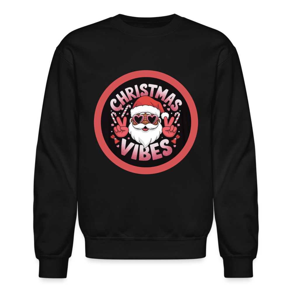 Christmas Vibes Sweatshirt - black