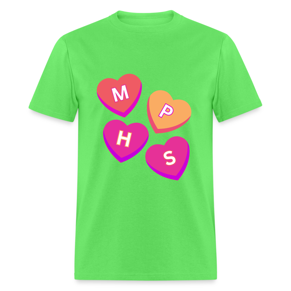 MPHS Convo Hearts Classic T-Shirt - kiwi