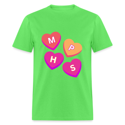 MPHS Convo Hearts Classic T-Shirt - kiwi