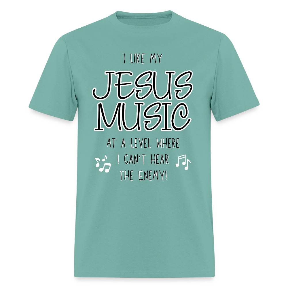 Jesus Music T-Shirt | GILDAN 5000 - aquatic