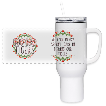 MPHS Berry Special Care 40 oz Travel Tumbler - white