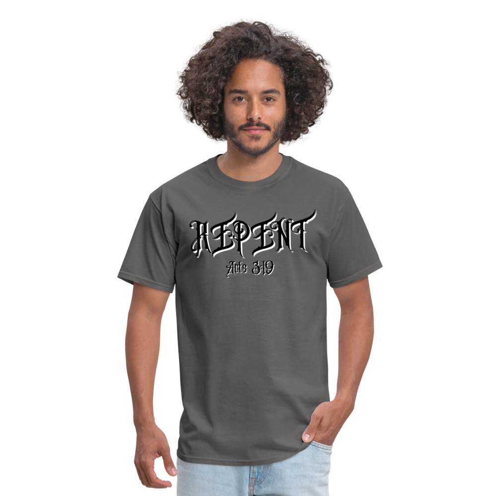 REPENT T-Shirt | GILDAN 5000 - charcoal